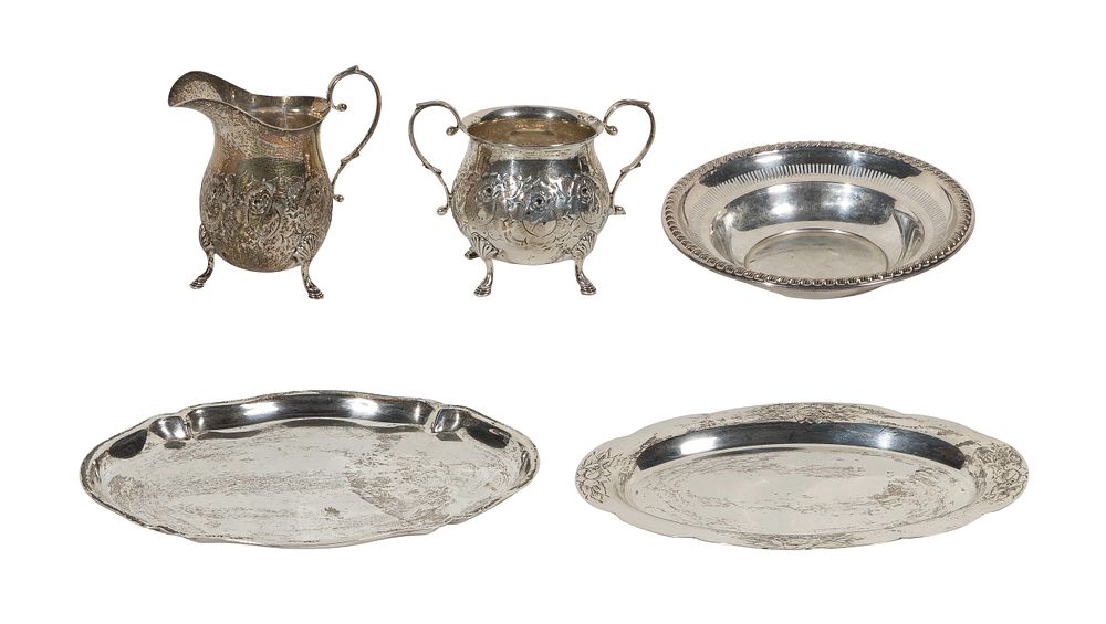 Lot 388: Sterling Silver Hollowware Assortment