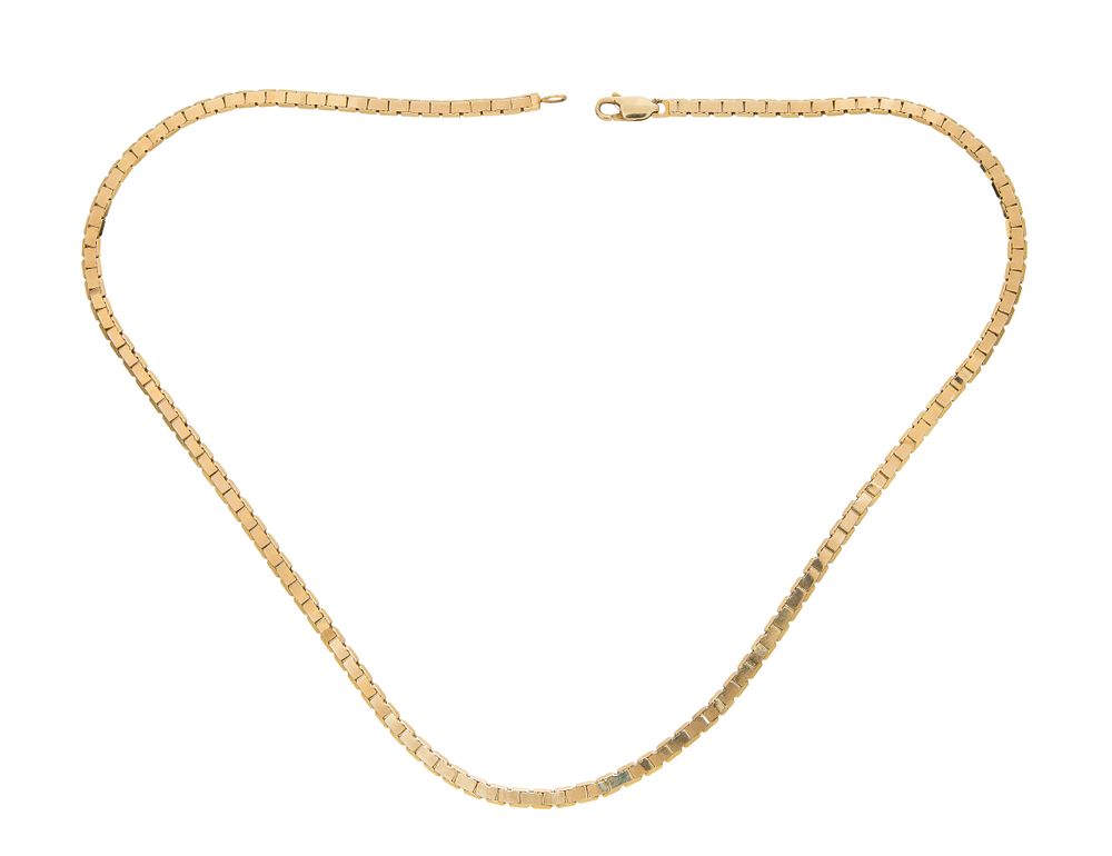 Lot 422: 14k Yellow Gold Necklace