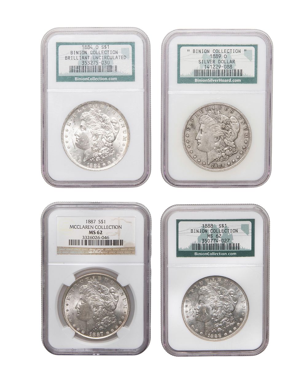 Lot 487: Morgan $1 Binion Collection Assortment