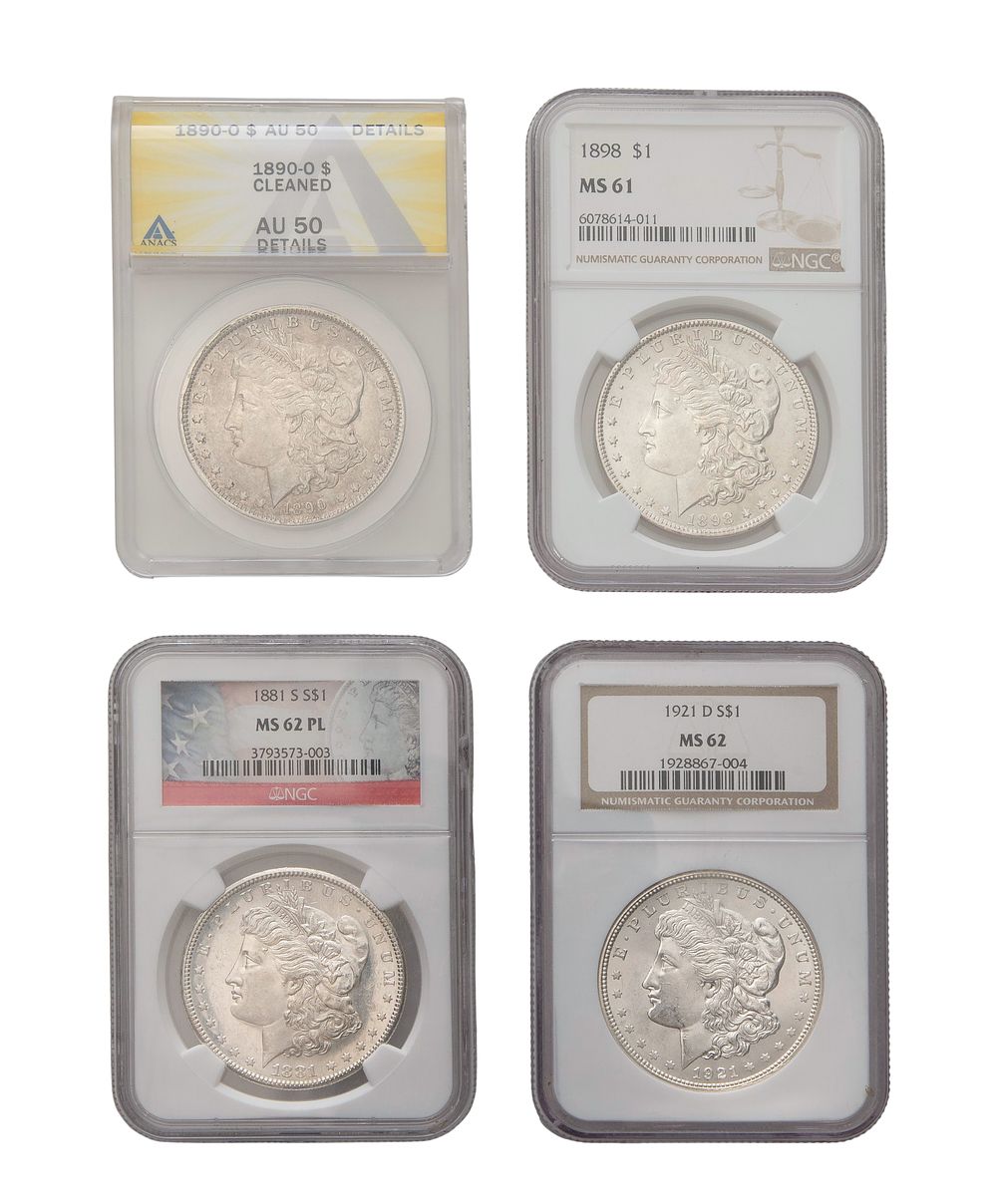 Lot 492: Morgan $1 Graded Assortment