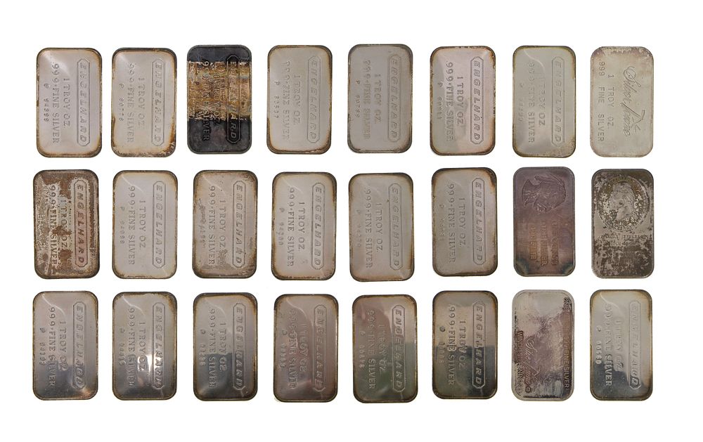 Lot 501: Silver Bullion Assortment