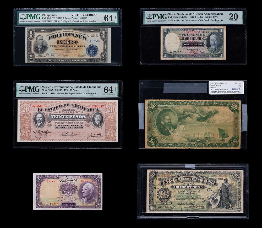 Lot 504: World Graded Currency Assortment