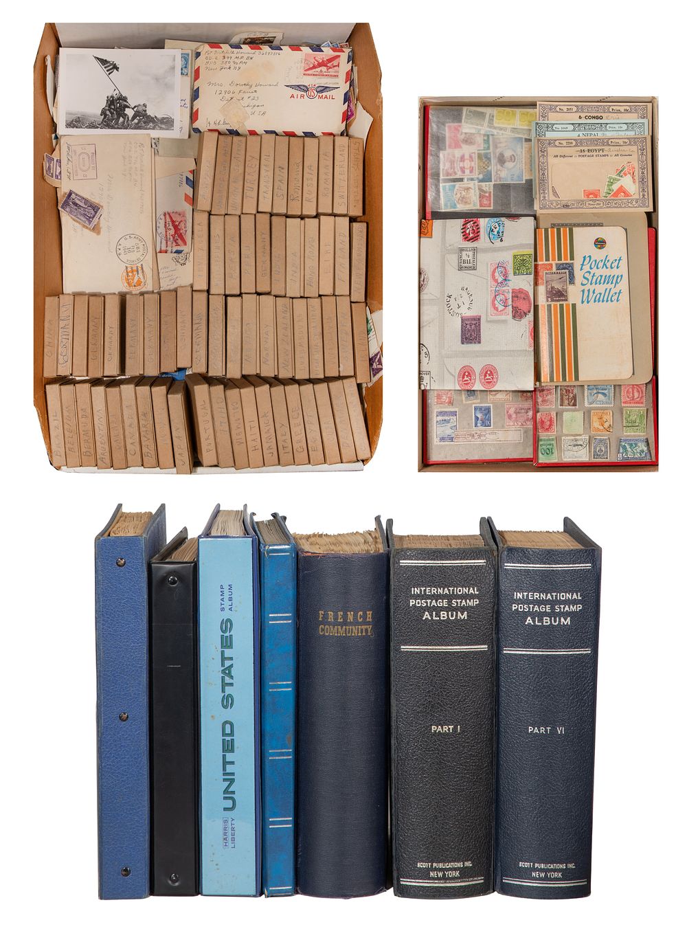 Lot 507: World Postage Stamp Album Assortment