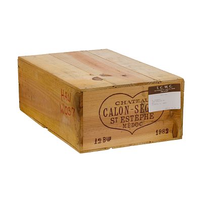 1982 Chateau Calon-Segur 1982 Chateau Calon-Segur (12x 750ml), Medoc, France, sealed OWC having 