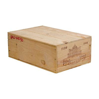 1982 Chateau Giscours 1982 Chateau Giscours (12x 750ml), Margaux, France, sealed OWC having 