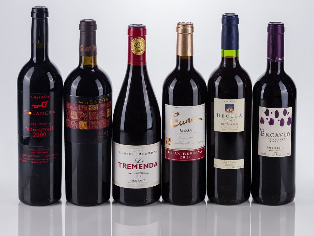 Lot 252: Spanish Mixed Wines