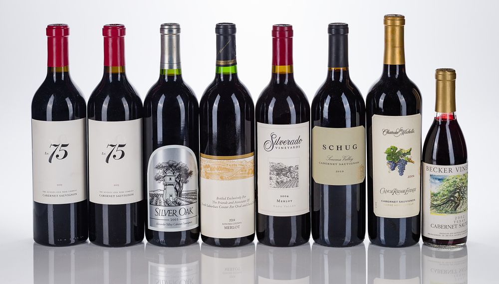 Lot 258: American Mixed Red Wine