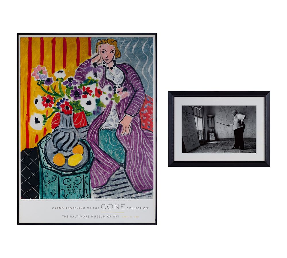 Lot 254: Henri Matisse (French, 1869-1954) Poster and Photograph