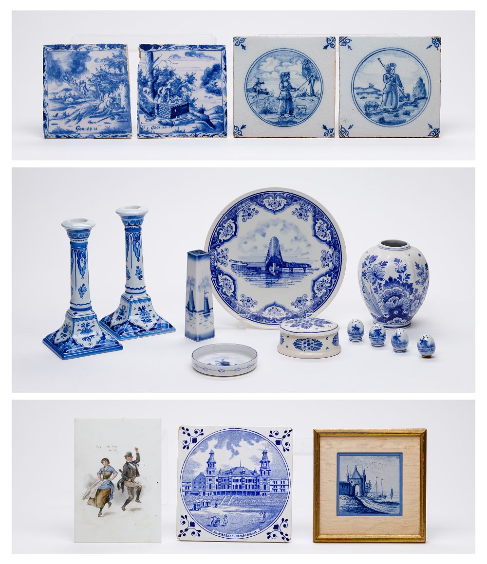 Lot 272: Delft Porcelain Assortment