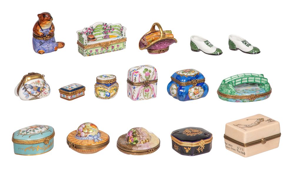 Lot 284: Limoges Trinket Box Assortment