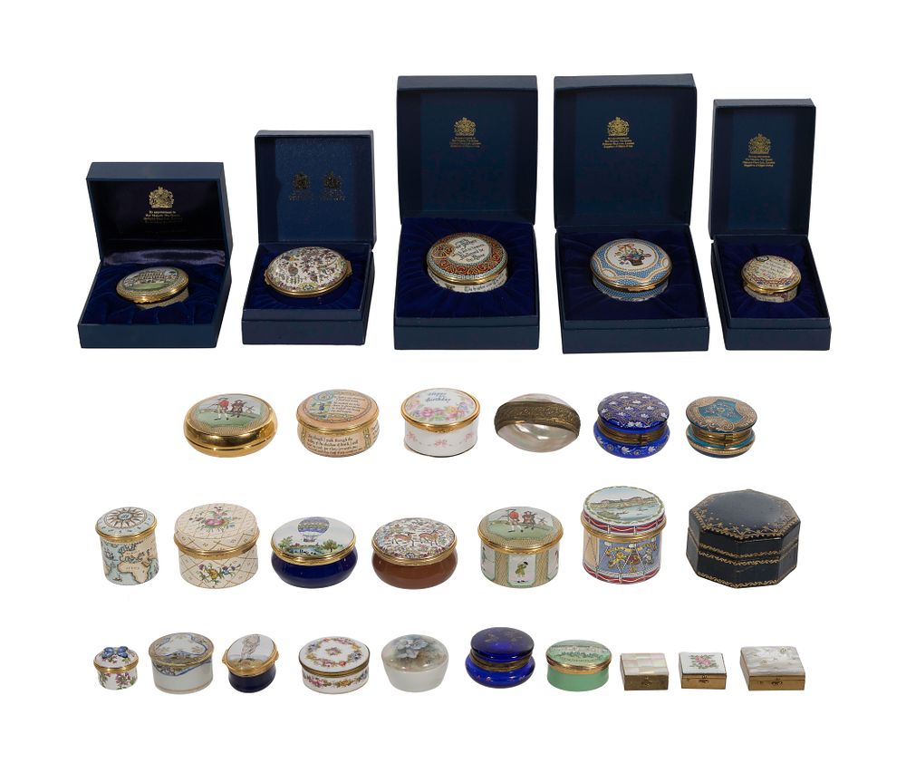 Lot 286: Halcyon Days Trinket Box Assortment