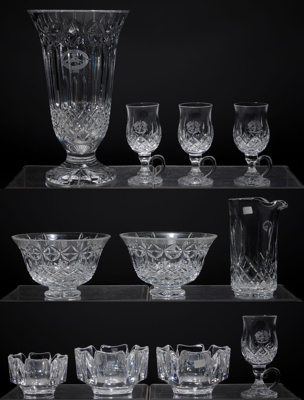 Lot 298: Golf Commemorative Crystal Assortment