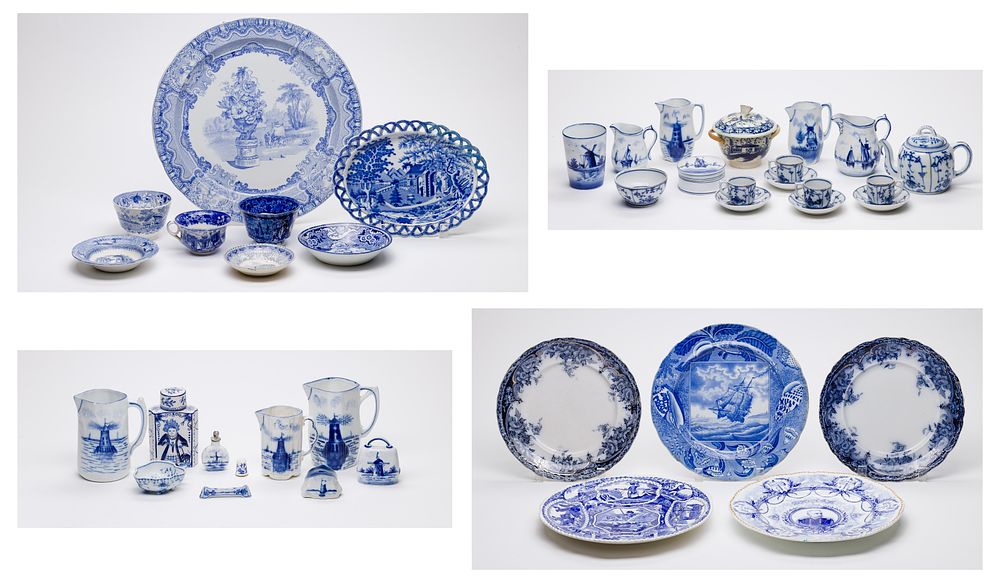 Lot 303: Blue and White Porcelain Assortment