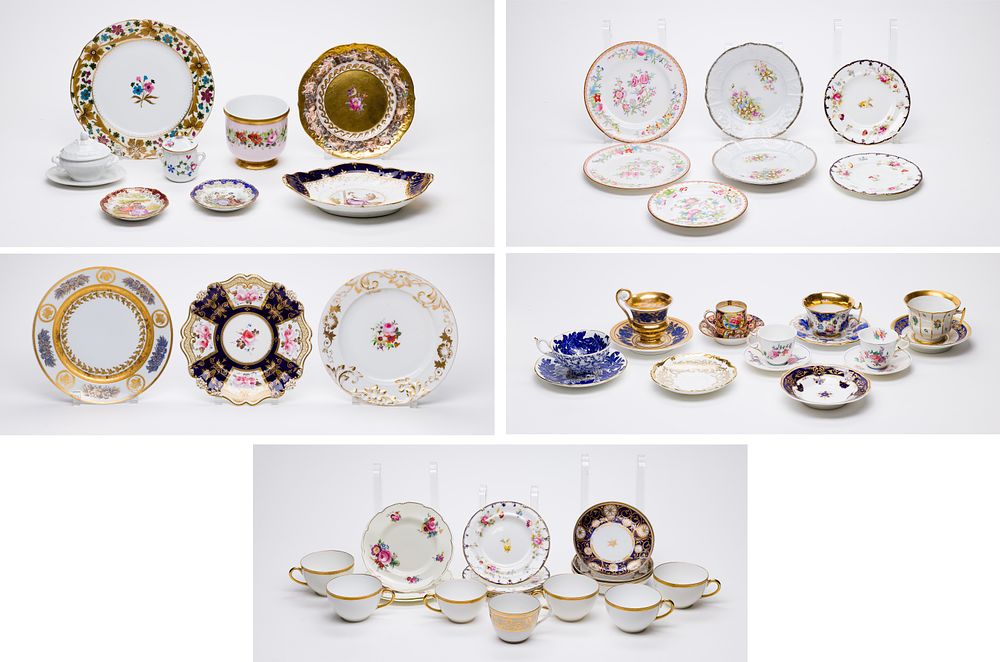 Lot 307: Continental Porcelain Assortment