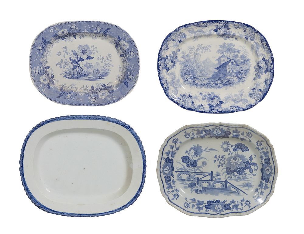 Lot 325: Ironstone Platter Assortment