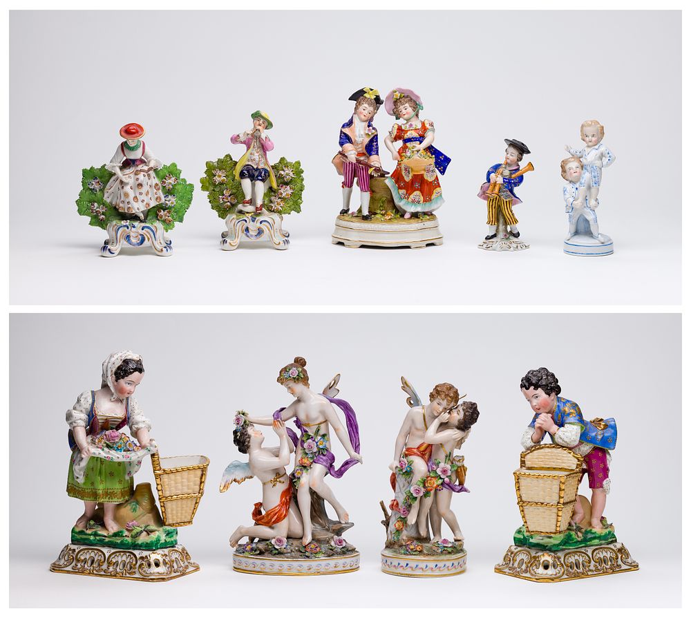 Lot 334: Porcelain Figurine Assortment