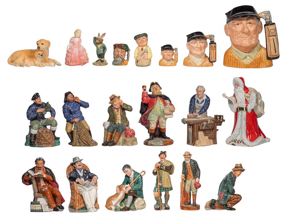Lot 336: Royal Doulton Porcelain Figurine Assortment