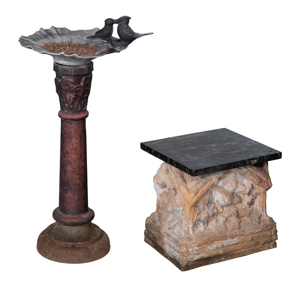 Lot 372: Outdoor Decorative Object Assortment