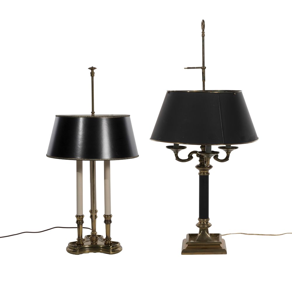 Lot 382: Bouillotte Table Lamps