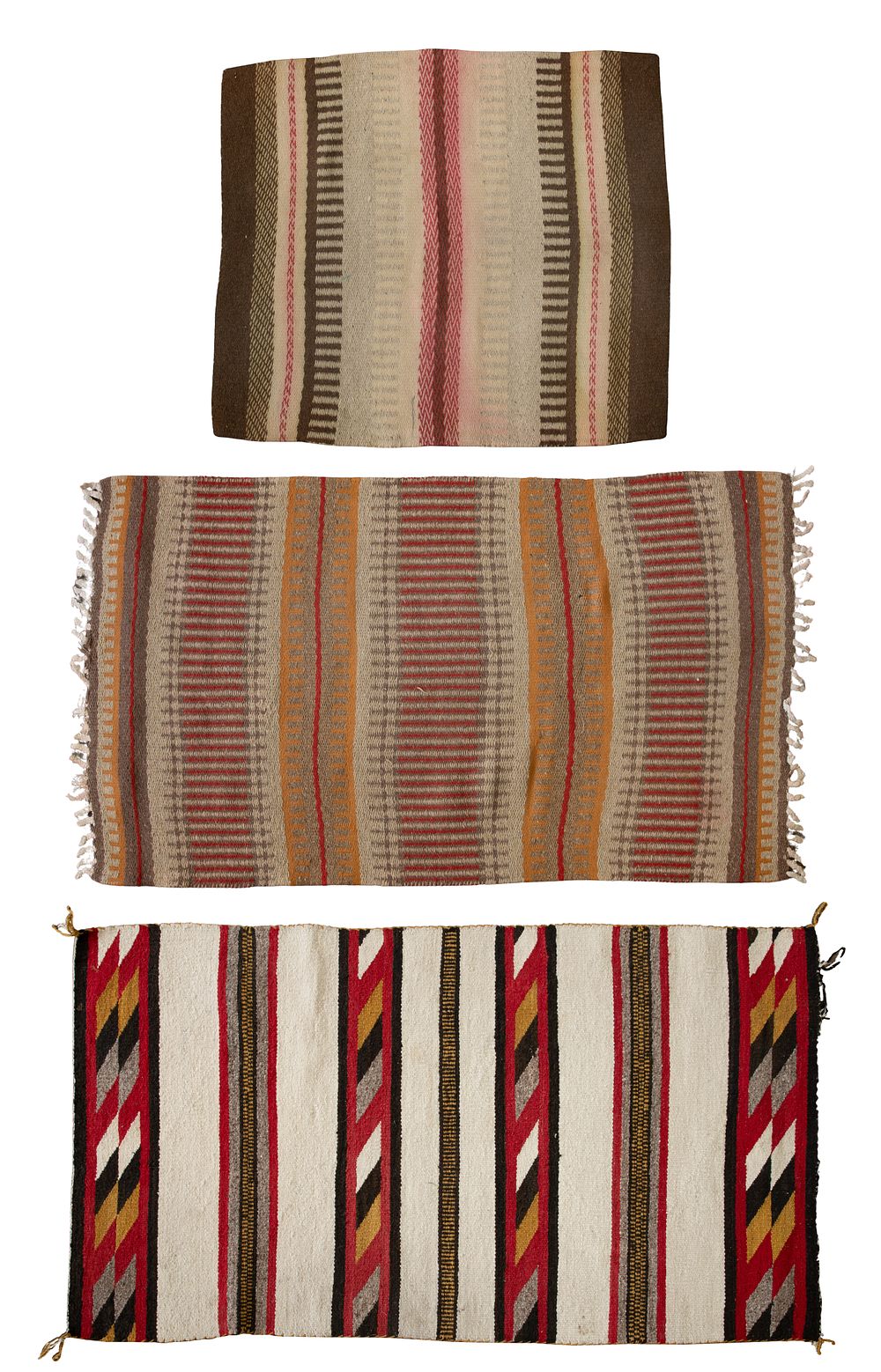 Lot 392: Native American Style Wool Rug Assortment