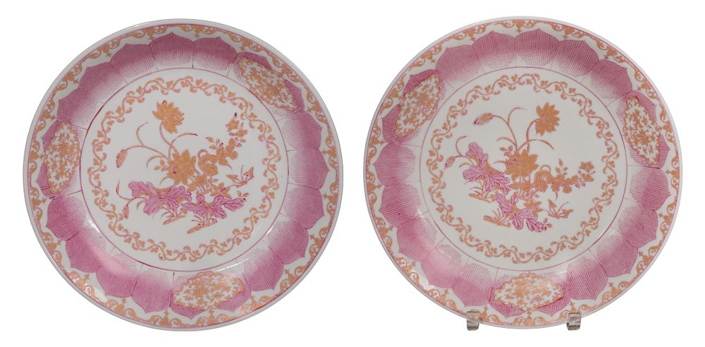 Lot 402: Chinese Export Porcelain Lotus Bowls
