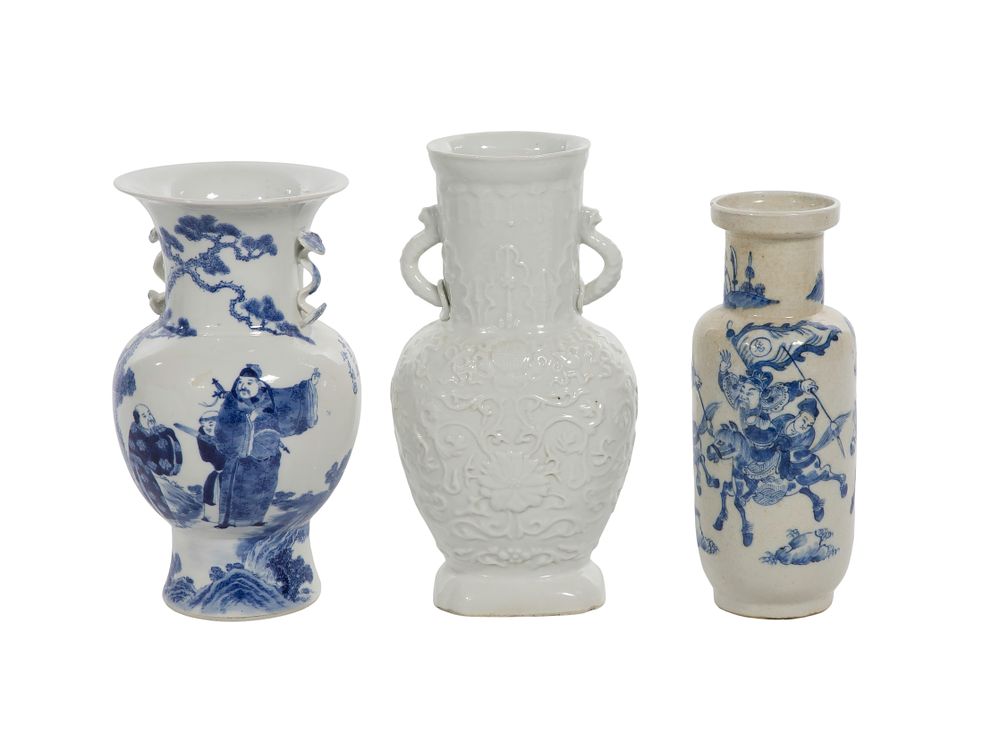 Lot 412: Asian Porcelain Vase Assortment