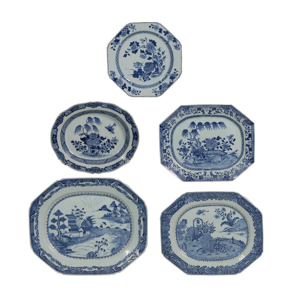 Lot 429: Chinese Export Platter Assortment