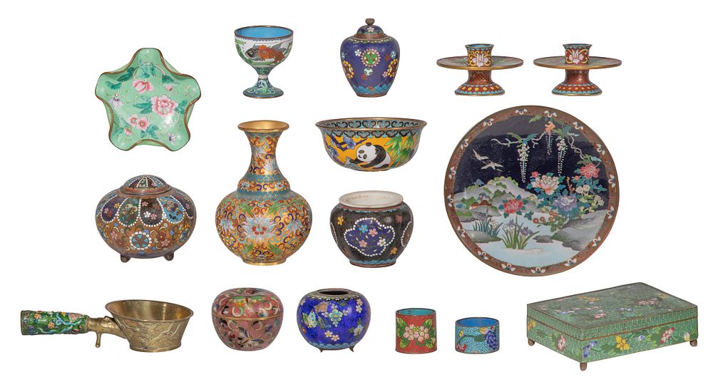 Lot 440: Asian Cloisonne Assortment
