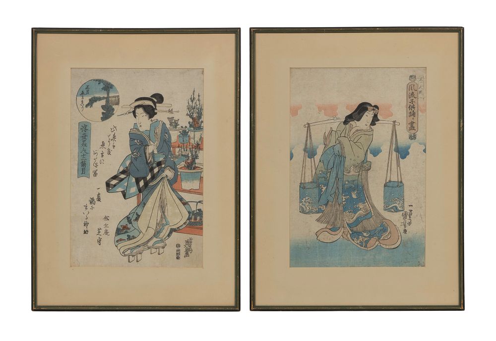 Lot 447: Japanese Woodblock Prints