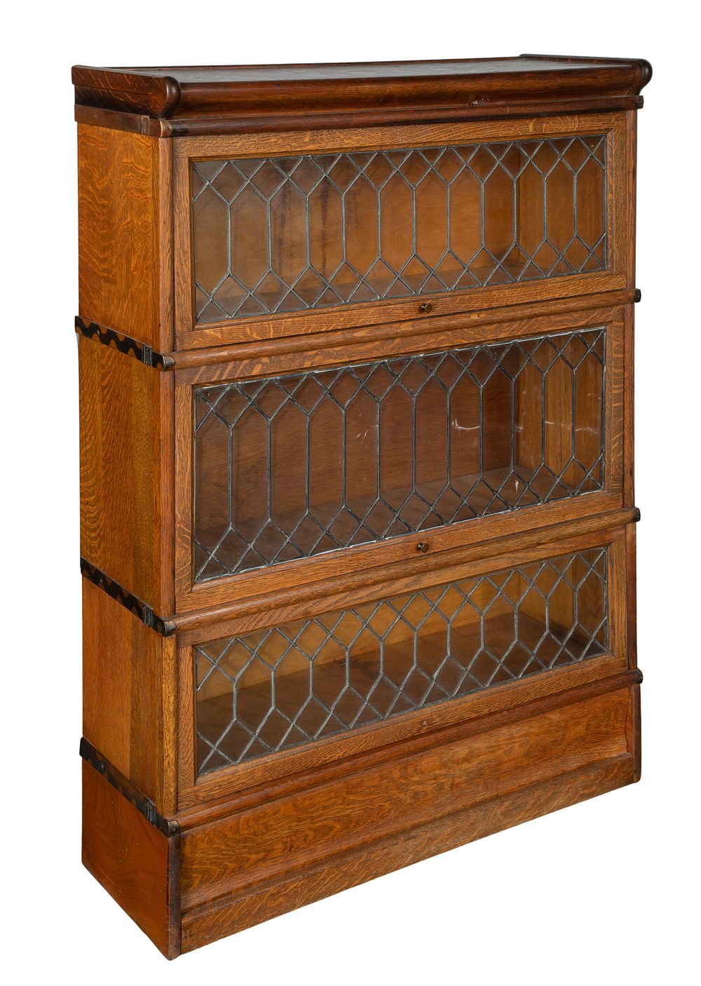 Lot 451: Macey Oak Barrister Bookcase
