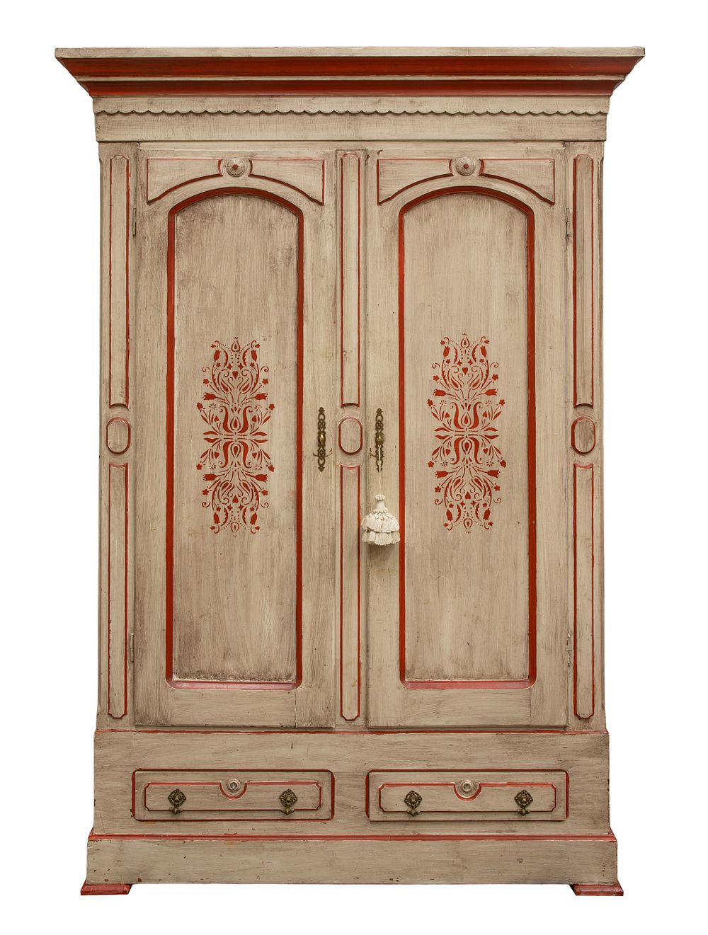 Lot 454: French Provincial Style Armoire