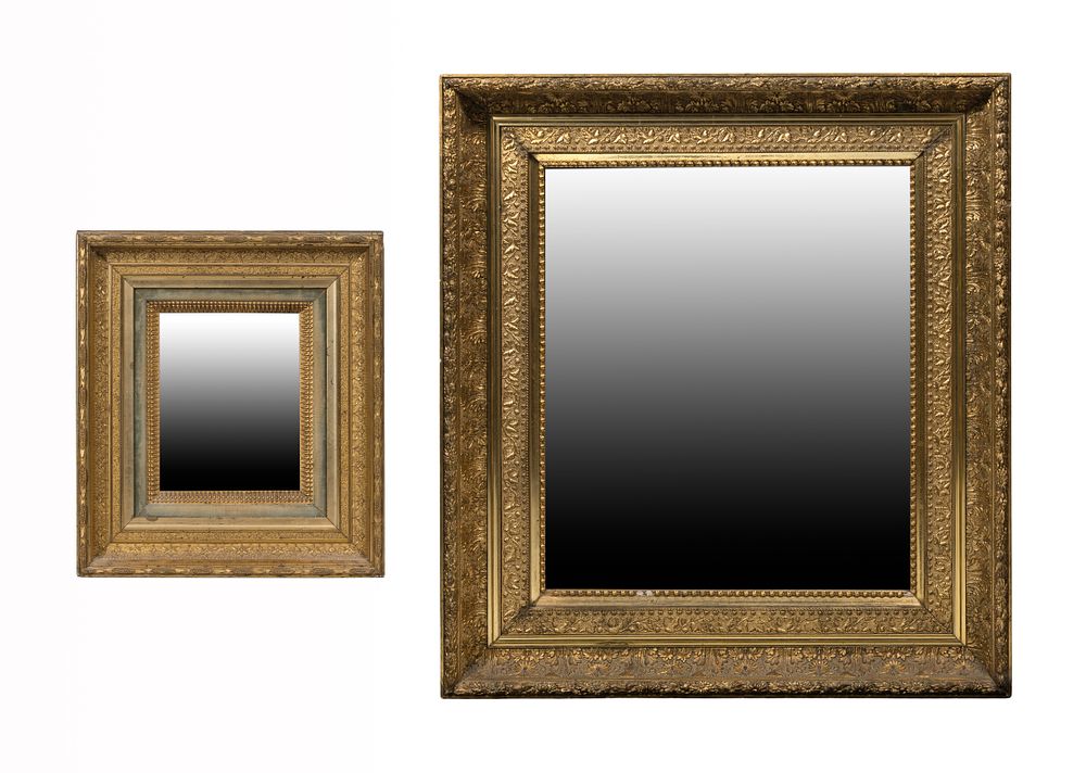 Lot 478: Gilt Wood Wall Mirrors