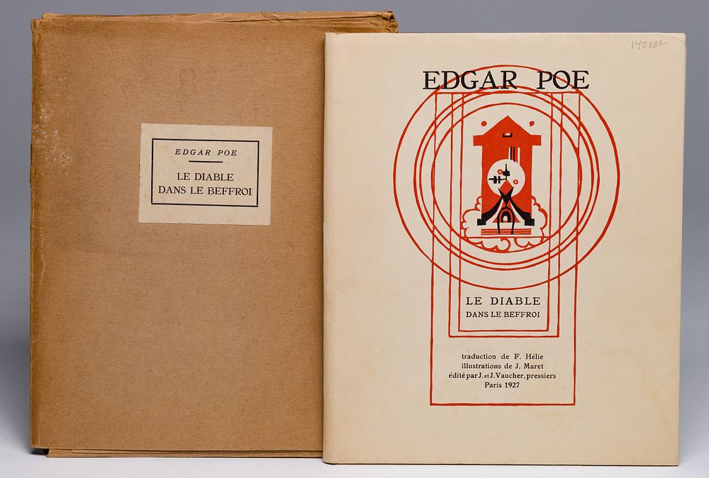 Lot 491: Illustrated French Edgar Allan Poe 'Le Diable dans le Beffroi' Book