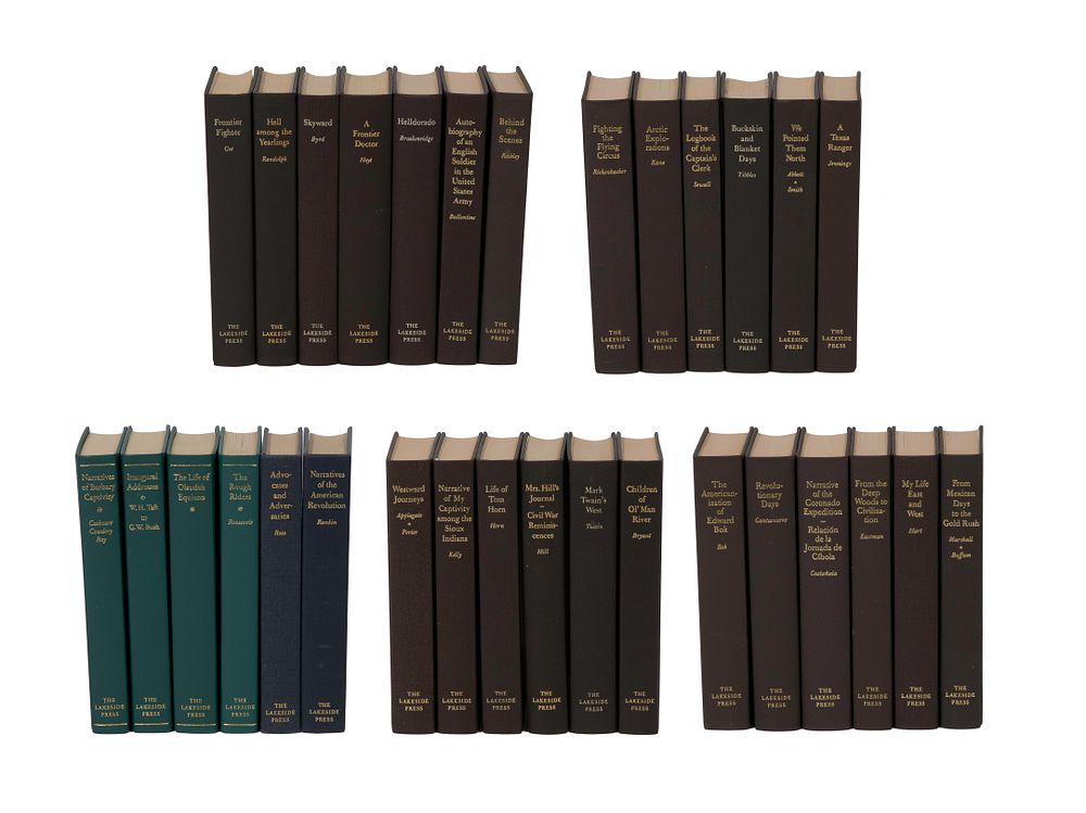 Lot 492: R. R. Donnelly Lakeside Press Book Assortment