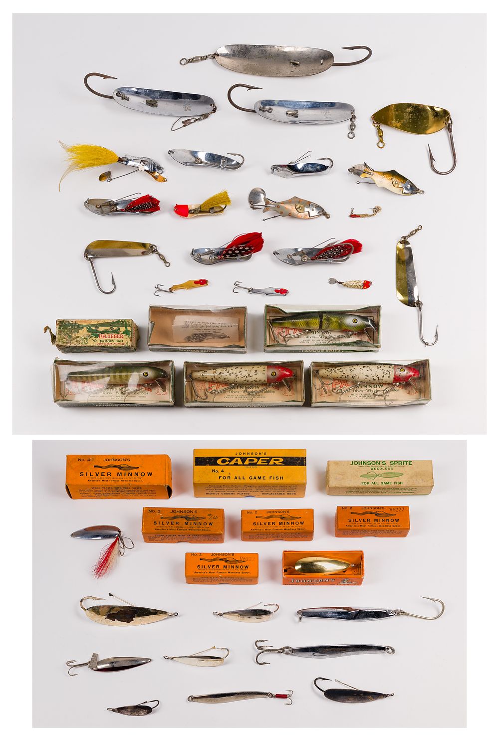 Lot 500: Pflueger and Johnson's Fishing Lure Assortment