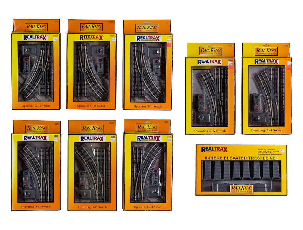 Lot 519: Rail King MTH Model Train Track Assortment