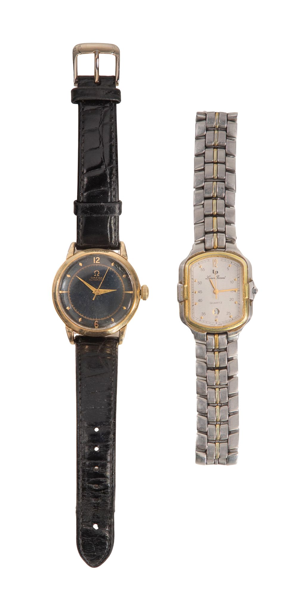 Lot 550: 14k Yellow Gold Case Omega Automatic Wristwatch
