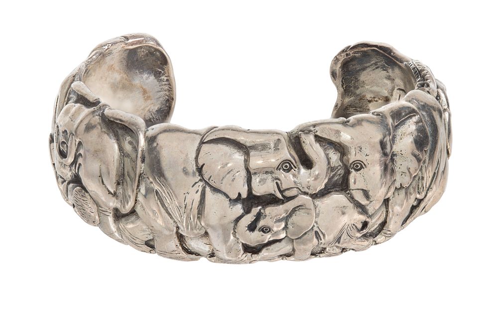 Lot 601: Patrick Mavros Sterling Silver Cuff Bracelet