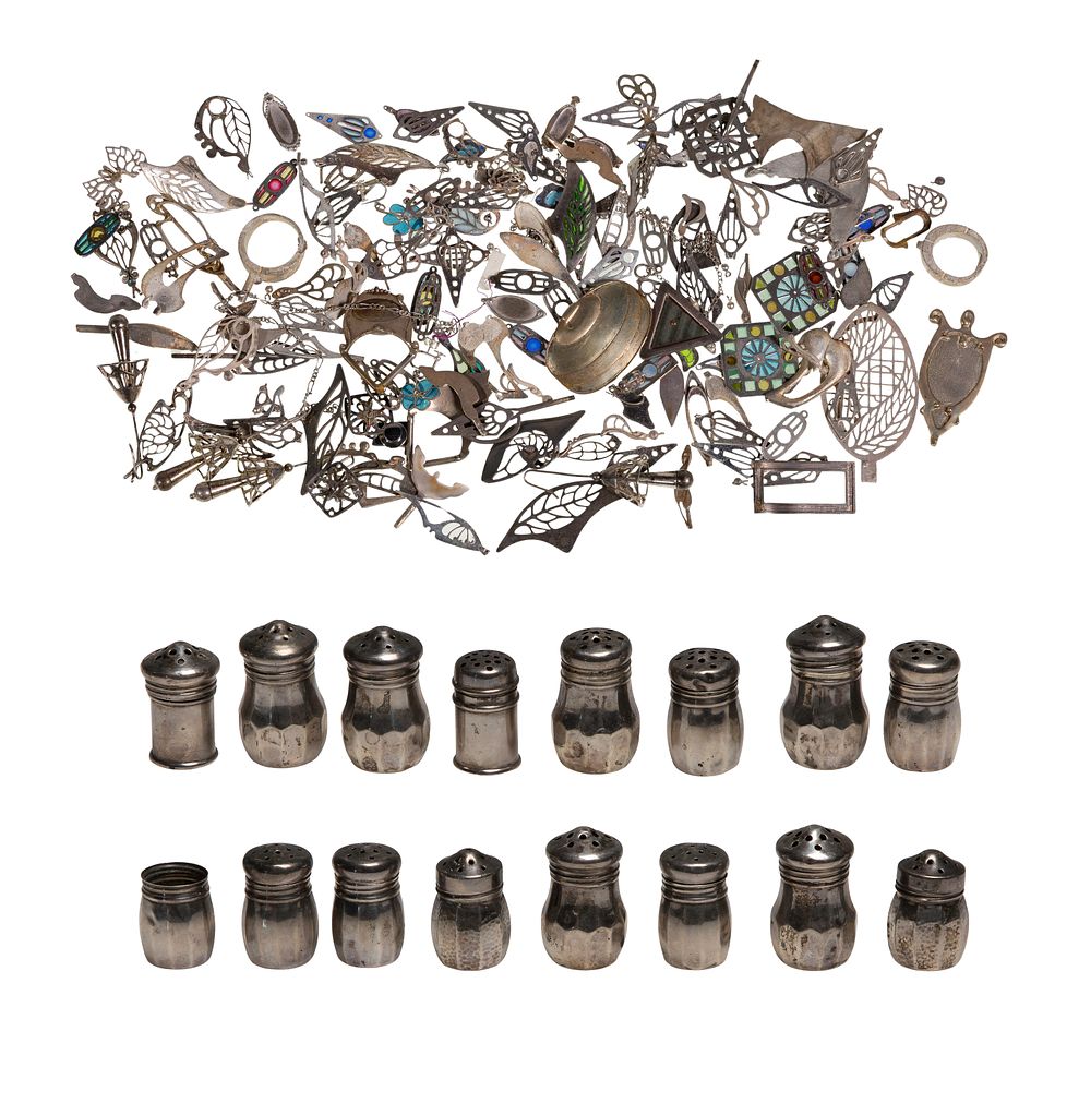 Lot 618: Sterling Silver Jewelry Findings