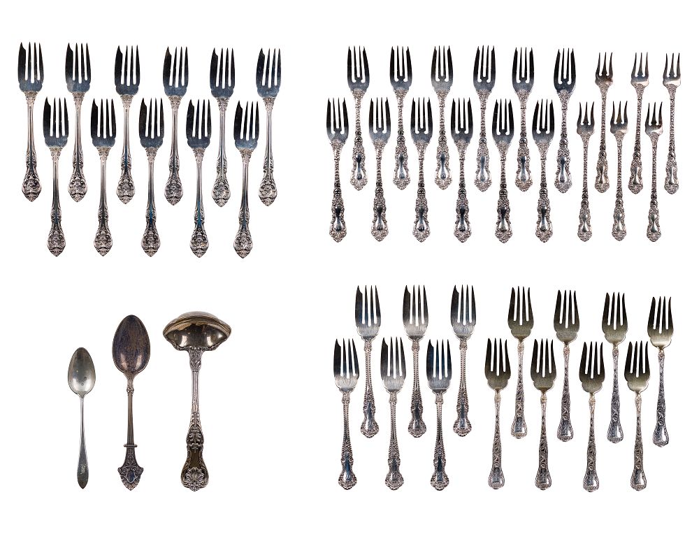 Lot 624: Gorham Sterling Silver Flatware Assortment