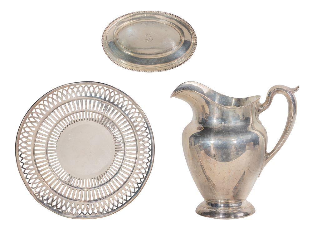 Lot 639: Sterling Silver Hollowware Assortment