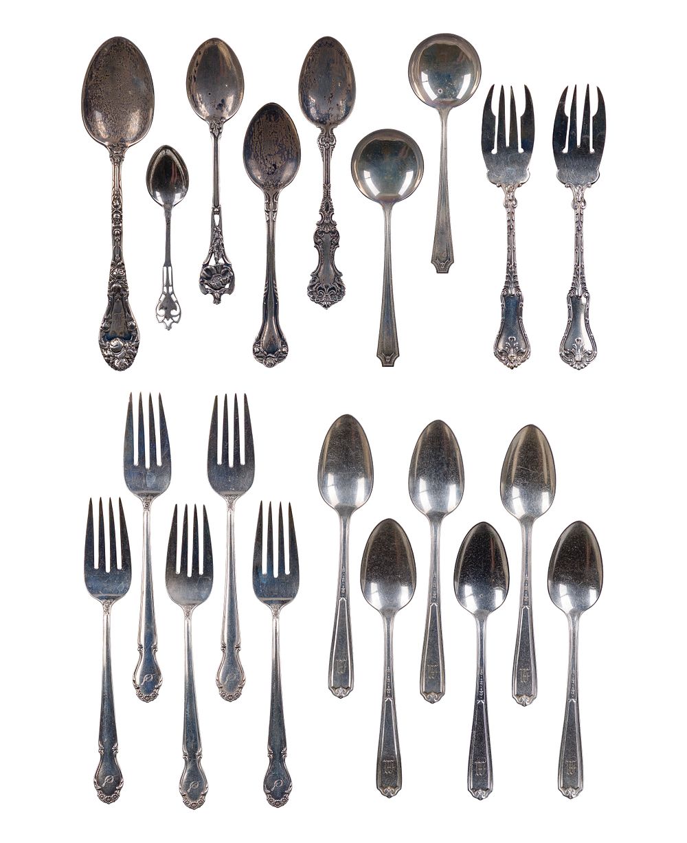 Lot 647: Sterling Silver Utensil Assortment