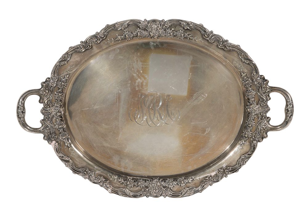 Lot 660: Redlich & Company Sterling Silver Tray
