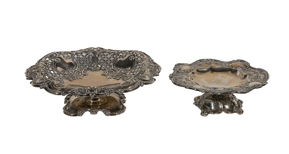 Lot 662: Sterling Silver Footed Compotes