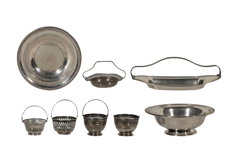 Lot 663: Sterling Silver Hollowware Assortment