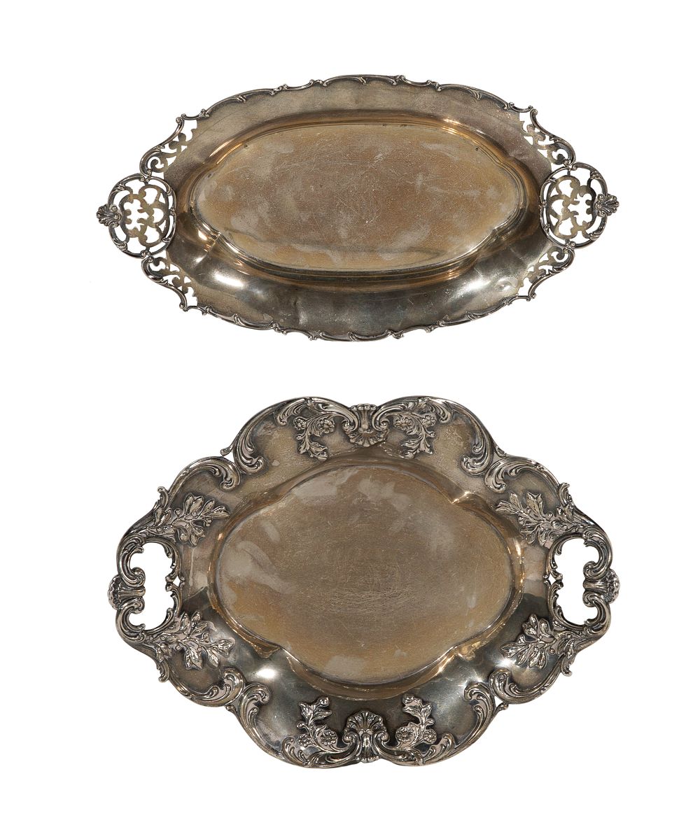 Lot 665: Sterling Silver Trays