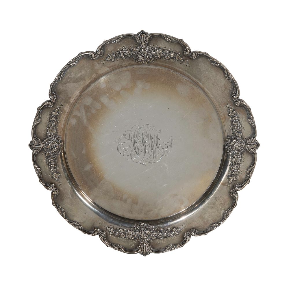Lot 667: The Bailey Banks & Biddle Company Sterling Silver Tray