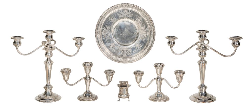 Lot 669: Sterling Silver Object Assortment