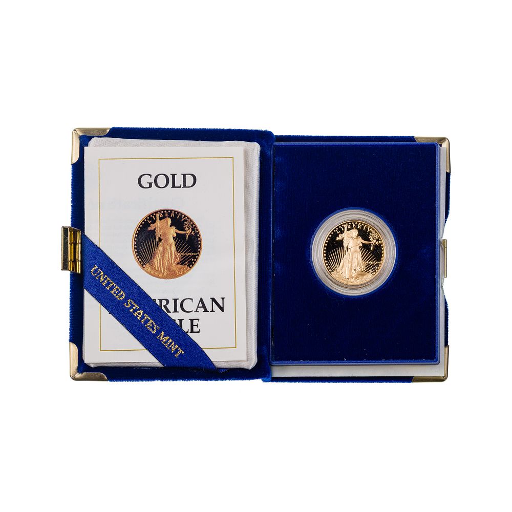Lot 706: 1987 $25 Gold Eagle Proof