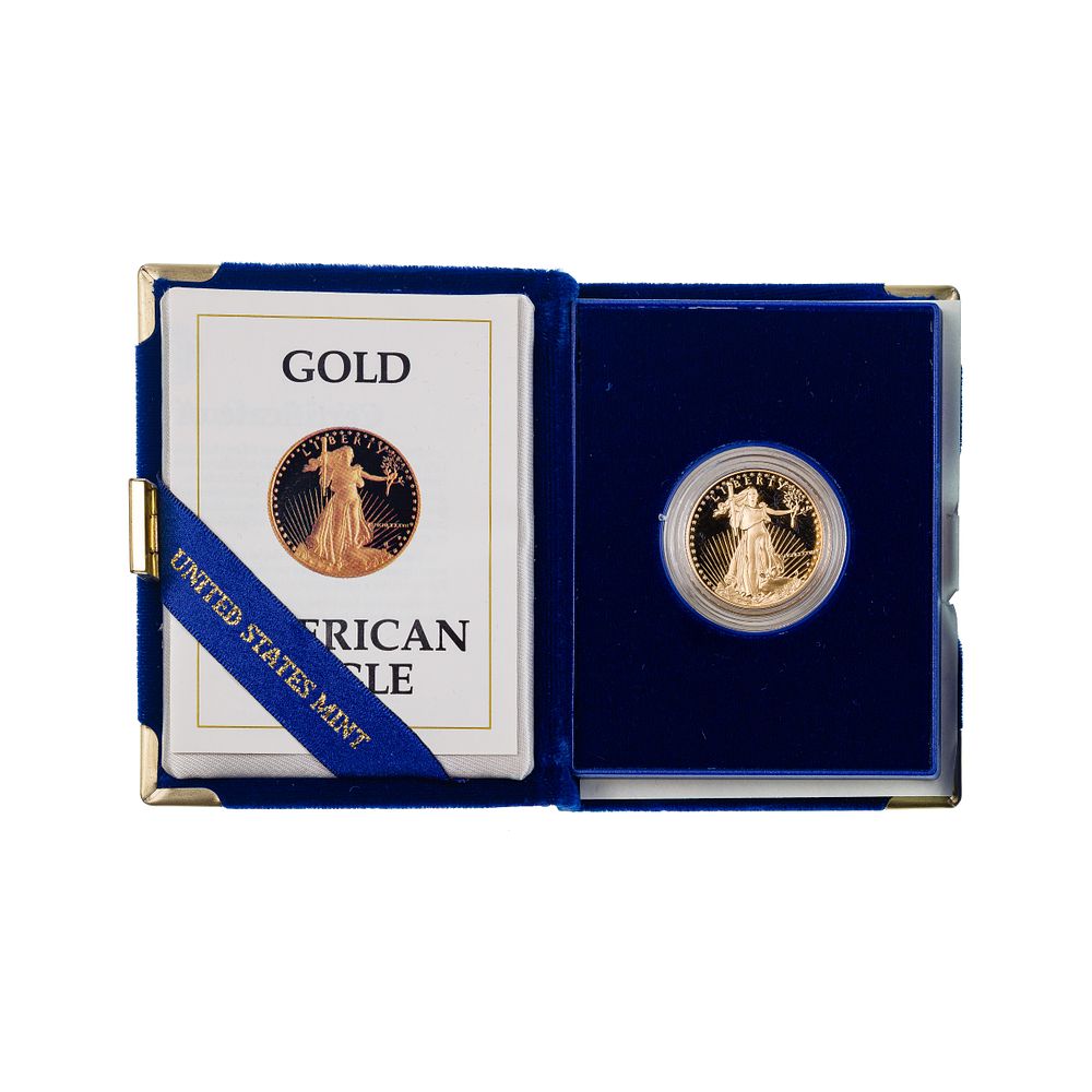 Lot 707: 1987 $25 Gold Eagle Proof